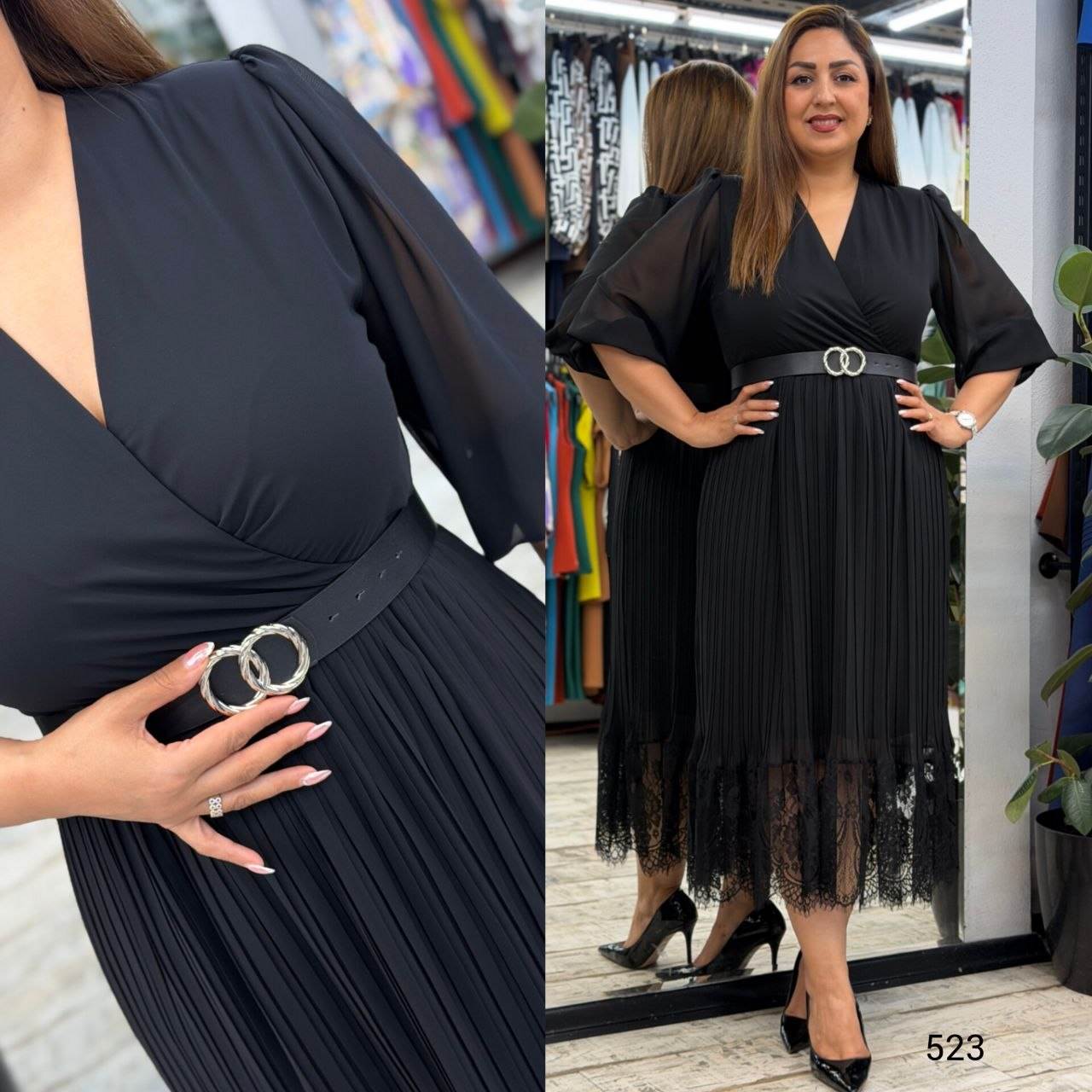 black french lenght dress